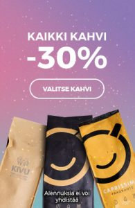 Kaikki kahvi -30%