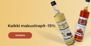 Kaikki makusiirapit -15%