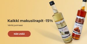 Kaikki makusiirapit -15%