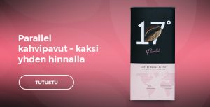Parallel kahvipavut 1+1