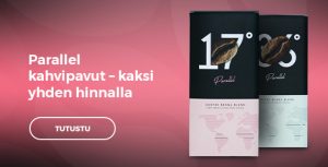 Parallel kahvipavut 1+1
