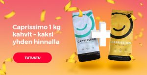 Caprissimo kahvipavut 1+1