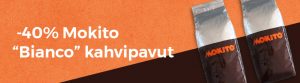 Mokito "Bianco" kahvipavut -40%