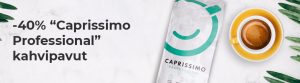 "Caprissimo Professional" kahvipavut -40%