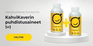 KahviKaverin puhdistusaineet 1+1