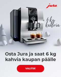 Osta Jura ja saat 6 kg kahvia kaupan päälle