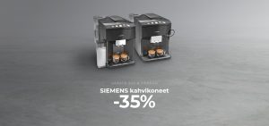 SIEMENS kahvikoneet -35%
