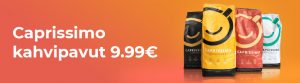 Caprissimo kahvipavut vain 9.99€