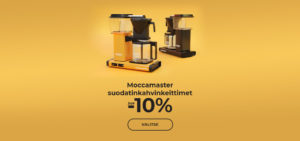 Moccamaster suodatinkahvinkeittimet jopa -10%