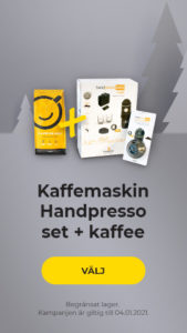 Kaffemaskin Handpresso set + kaffee