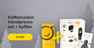 Kaffemaskin Handpresso set + kaffee