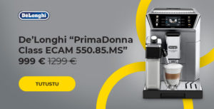 Kahvikone De’Longhi “PrimaDonna Class ECAM 550.85.MS” 999 €