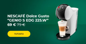 Kahvinkeitin NESCAFÉ Dolce Gusto “GENIO S EDG225.W”