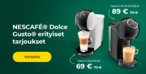 Erityiset NESCAFÉ® Dolce Gusto® “GENIO S” tarjoukset