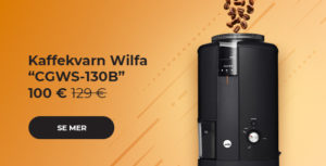 Kaffekvarn Wilfa “CGWS-130B” 100 €