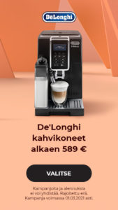 Kahvikoneet De'Longhi alkaen 589 €
