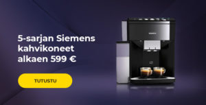 5-sarjan Siemens kahvikoneet alkaen 599 €