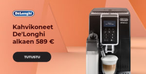 Kahvikoneet De'Longhi alkaen 589 €