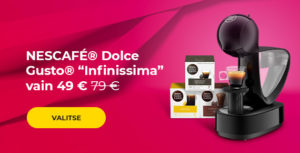NESCAFÉ® Dolce Gusto® "Infinissima EDG 160.A" kahvikone vain 49 €