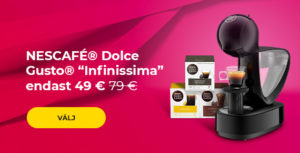 NESCAFÉ® Dolce Gusto® "Infinissima EDG 160.A“ kaffemaskin endast 49 €