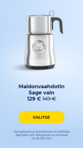 Maidonvaahdotin Sage vain 129 €