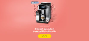 Erikoiset alennukset De'Longhi kahvikoneille