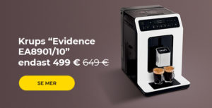 Krups “Evidence EA8901/10” kaffemaskin endast 499 €