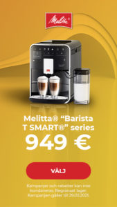Melitta® “Barista T SMART®” series espressomaskiner 949 €