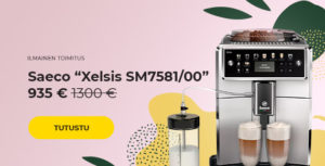 Saeco “Xelsis SM7581/00” kahvikone 935 €