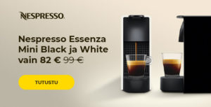 Nespresso Essenza Mini Black ja White vain 82 €