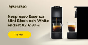 Nespresso Essenza Mini Black och White endast 82 €