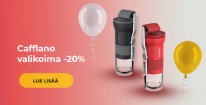 Cafflano valikoima -20%