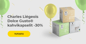 Charles Liégeois Dolce Gusto® kahvikapselit -30%