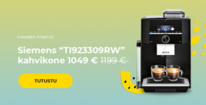 Siemens “TI923309RW” kahvikone 1049 € 1199 €