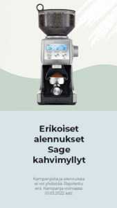Special price for Sage coffee grinders