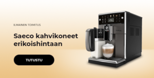 Saeco kahvikoneet erikoishintaan