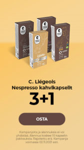 C. Liégeois Nespresso kahvikapselit 3+1