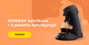SENSEO® kahvikone + 2 pakettia kahvityynyjä