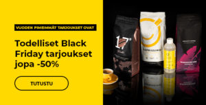 Todelliset Black Friday tarjoukset jopa -50%