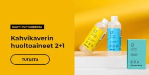 Kahvikaverin huoltoaineet 2+1