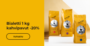 Bialetti 1 kg kahvipavut -20%