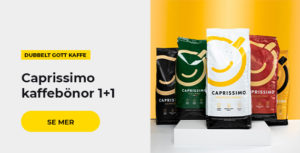 Caprissimo kaffebönor 1+1