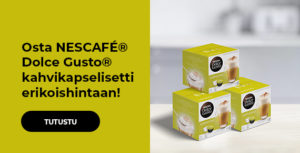 Osta NESCAFÉ® Dolce Gusto® kahvikapselisetti erikoishintaan!