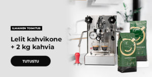 Rocket Espresso kahvikone + 1 kg kahvia