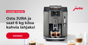 JURA + 6 kg kahvia