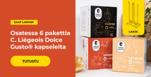 Osta 6 pakettia C.Liégeois Dolce Gusto® kapseleita ja saat lahjan!