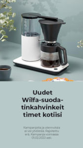 Uudet Wilfa-suodatinkahvinkeittimet kotiisi