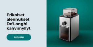 Erikoiset alennukset De'Longhi kahvimyllyt