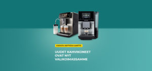 Uudet kahvikoneet ovat nyt valikoimassamme