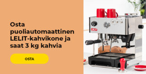 LELIT-kahvikone + 3 kg kahvia